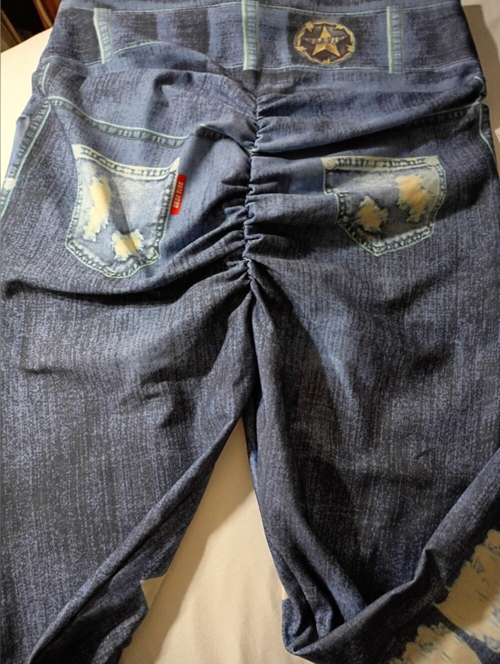 ONDA VIVA Fake Jeans For Women  Sz. Large 34/44 Stretch